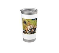 Hieronymus Bosch El jardín de las delicias terrenales Vaso térmico de acero inoxidable de doble pared