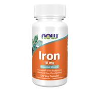 Now Foods Hierro 18 mg - 120 Cápsulas Vegetales