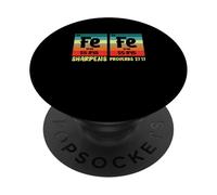 Hierro afila Elementos de Tabla periódica de Iron Christian Guys PopSockets PopGrip Adhesivo