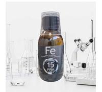 Hierro coloidal artesanal 15 ppm, 50 ml. Con certificado de autenticidad. 99,99% de pureza. ESNUTRIENTLAB.