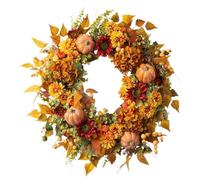 Hierro de la Puerta 'otoño - decoración de Puerta de de Guirnalda de Hydranea, Flores Artificiales Decoración de Fiesta de otoño de Acción de Gracias del jardín de la Cama