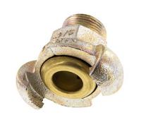 Hierro fundido DN 17 DIN 3489 Acoplamiento de garras giratorias G 3/4'' Macho