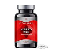 HIERRO Suplemento - VITOLAMIN® 180 COMPRIMIDOS VEGETARIANOS - Contribuye al metabolismo energético y reduce el cansancio y la fatiga