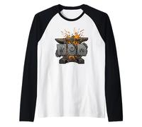 Hierro Tabla Periódica Herrero Metalúrgico Forja Humor Camiseta Manga Raglan