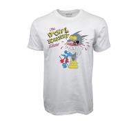 HIESBCXZ 1994 Itchy & Scratchy The Meat Grinder Graphic White T-Shirt White L