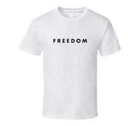 HIESBCXZ Freedom Charlie Kirk White T Shirt White S