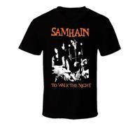 HIESBCXZ Samhain Band To Walk The Night Cotton All Size T Shirt For Men PP154 Black XL