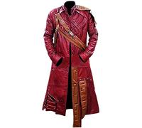 HiFacon Guardians of Galaxy 2 Star Lord Chris Pratt Peter Quill Maroon Chaqueta de piel