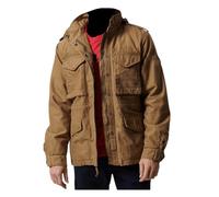 Hifacons John Rambo - Chaqueta tipo cargo de algodón | M65 Field Jacket Military US Army Coat (regular, grande y alta, corta), M65 Field - Algodón caqui, XXL