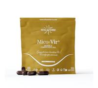 HIFAS DA TERRA - Mico-Vir+ Extractos Puros de Reishi y Cordyceps con Vitamina C - Refuerzo inmunitario natural, energía y recuperación - Extracto de Hongos - Refill 60 Cápsulas