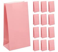 HiFEN® 12 bolsas de papel multicolor para fiestas, multiusos, papel kraft, bolsas de regalo para Navidad, cumpleaños, boda, San Valentín, fiesta al aire libre, 10 x 5 x 3.5 pulgadas