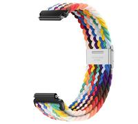 HIFFEY Correa de nailon trenzado de 14mm, accesorios de pulsera, ajuste de Metal, bucle trasero, pulseras for hombres y mujeres, correa de reloj reemplazable (Color : 04, Size : 14mm)