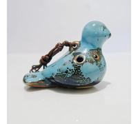 HIFFEY Flauta Ocarina con Pintura de Color, Mini Instrumentos Musicales Piccolo de cerámica con 6 Agujeros, Paloma Soprano AC, 1 ud. (Color : Sky2)