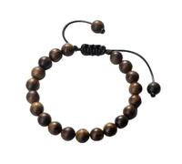 HIFFEY Pulseras Vintage de Palisandro Negro for Hombres y Mujeres, Cuentas de 6, 8 y 10mm, Rosario Budista Tibetano, Pulseras con dijes, Regalos de Moda (Color : 8mm Adjustable)