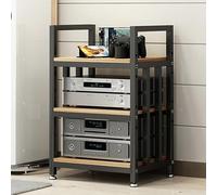 HIFI - Estante de audio de 3/4 niveles multicapa para sala de estar, estudio de grabación, centro multimedia, reproductor de discos de TV y soporte estéreo, muebles de entretenimiento en el hogar