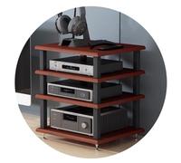 HIFI - Gabinete de audio multicapa, soporte para reproductor de discos AV y unidad multimedia para altavoces de cine en casa y almacenamiento de equipos de entretenimiento