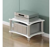 HiFi o Soporte de vídeo para cine en casa abierto Ma nizer con CD/DVD y amplificador Sto High De fibra y base de acero inoxidable a prueba de golpes para oficina en casa y sistemas O