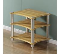 HiFi o Soporte de vídeo para cine en casa CD/DVD y amplificador Sto High De Fiberboard y Acero Inoxidable Open Ma Nizer con base a prueba de golpes para oficina y o sistemas