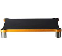 HiFi Stand AV Rack Amplificador Estante de 1 a 4 niveles Almacenamiento independiente para el hogar, oficina, teatro, sala de reuniones (1 nivel, 60 x 48 x 12 cm), diseño elegante y duradero