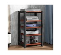 HiFi Ste o Tower Rack - Soporte de madera ajustable con estantes para AV Conents DVD/CD/reproductor de discos de esquina para cine en casa