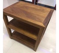 HiFi Torre de sonido de 3 niveles, madera maciza, para cine en casa, soporte estéreo abierto, 55 x 40 x 63 cm