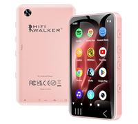 HIFI WALKER G7 Android 13 MP3 Player with 4" Touchscreen, WiFi & Bluetooth, Camera, Built-in Speaker, Supports Spotify, Youtube, Audible, Expandable Storage, 2000mAh Battery - Pink