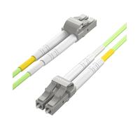 HiFiber 1 unidad 30m Latiguillo de fibra óptica multimodo OM5 LC LC | Cable dúplex OM5 LSZH (<0.3 dB) para SFP/SFP+ Transceiver. Packs de 1, 2, 4 y 10 unidades,con longitudes de 0.5 a 50m
