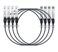 HiFiber 10G SFP+ DAC Cable 1m(4 Uds.),Cable de Cobre Twinax Pasivo Direct Attach 10GBASE-CU,Compatible con Cisco,Ubiquiti UniFi,TP-Link,ASUS,Zyxel y más para Switch,NIC,Servidor y NAS