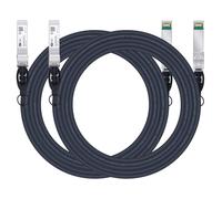 HiFiber 10G SFP+ DAC Cable 5m(2 Uds.),Cable de Cobre Twinax Pasivo Direct Attach 10GBASE-CU,Compatible con Cisco,Ubiquiti UniFi,TP-Link,ASUS,Zyxel y más para Switch,NIC,Servidor y NAS