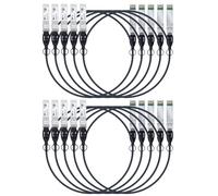 HiFiber Cable 1m (10 uds.) SFP+ DAC 10G Pasivo Twinax de Conexión Directa | Cable de cobre Twinax pasivo (10GBASE-CU), compatible con Cisco, Ubiquiti UniFi, TP-Link, ASUS, NAS, switches y servidores