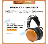 HIFIMAN SUNDARA Closed-Back Cascos Planar Magnético Headphones- Sigiloso Imán