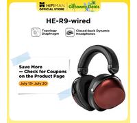 HIFIMAN HE-R9 Auriculares dinámicos con parte trasera cerrada y versión con cable de diafragma topológico Wireless