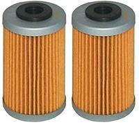 HifloFiltro HF655 Filtro para Moto (Paquete de 2)