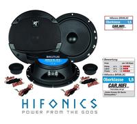 HIFONICS BRX-6.2C 16,5 cm (6,5") plano 2 vías componentes sistema de altavoces