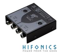 HIFONICS HCV4 4-Canal CONVERTIDOR DE ALTO A BAJO NIVEL Adaptador Alto-Bajo Ra...