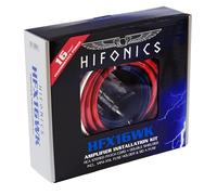 Hifonics HFX16WK - Kit de instalación premium de 16 m² con terminales dorados y portafusibles Mini ANL con fusible Mini ANL 80A