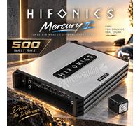 Hifonics Mercury II/500 amplificador de 2 canales 500 vatios RMS con...
