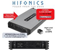 Hifonics Mercury IV/800 amplificador de 4 canales 800 vatios RMS con...