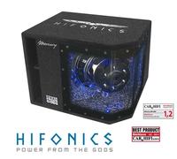 HIFONICS MR-10BP 25 cm, 10" Single Bandpass Subwoofer Box con Plexiglás 800 v...