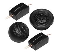Hifonics VX6.2 T - Tweeter de neodimio de tejido de 25 mm de la serie de altavoces Vulcan, 1 par, altavoces empotrables para fans de Car-HiFi
