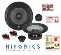 HIFONICS ZS6.2E 16,5 cm (6,5") 2 vías componentes sistema de altavoces 200 va...