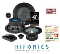 HIFONICS ZX-6.2C 16,5 cm (6,5") 2 vías componentes sistema de altavoces 250 v...