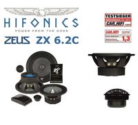 HIFONICS ZX 6.2C ZEUS Componentes 2 Vías Sistema de Altavoces 16,5 cm,...