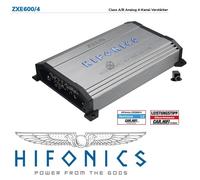 Hifonics ZXE 600/4 4 canales Class-AB amplificador 600 vatios RMS incl. mando...