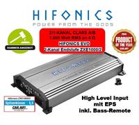 Hifonics ZXE 1000/2 Clase A/B Analógico 2 Canales Amplificador 1000W RMS