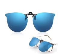 Hifot Clip on Gafas de Sol Polarizadas,Flip up Gafas de Sol para Mujer Hombre Gafas Anti-UV Flip Up Suplementos de Sol para Gafas Suplementos
