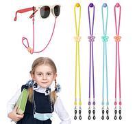 Hifot Correa Gafas niños 4 Piezas, Ajustable Cuerda Gafas de Sol, Retenedor Cadenas Gafas Lectura para niña Nino