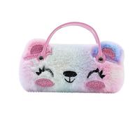 Hifot Felpa Mariposa Fundas Gafas Rígida, Fundas de Gafas de Sol con Asa para Niño