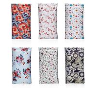 Hifot Funda Gafas de Sol 6 Piezas, PU Cuero Suave Estuche Gafas Almacenaje, Bolsa Gafas para Hombre Mujer niña