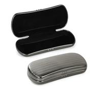 Hifot Funda Gafas Rigida de Aluminio, Metal, Estuche para Gafas de Sol, Portátil Funda para Hombre, Mujer y Niños